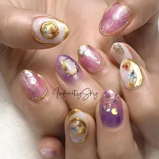 ネイル infinity skyのネイルデザイン