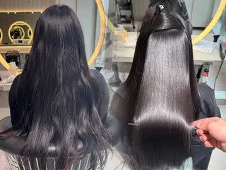 ロング ブリなしWカラー✨️ 髪質改善【タケル】のヘアスタイル