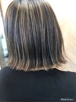 ミディアム カラー hair works raptureのヘアスタイル