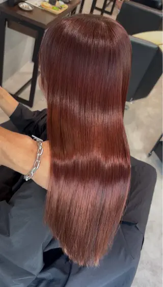 ロング 心斎橋/ワンカラー/ 海外ヘア/木田哲平のヘアスタイル