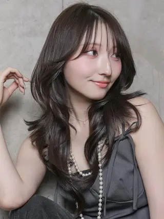 セミロング 🌈カラー特化 ハイトーンけいと🌈のヘアスタイル