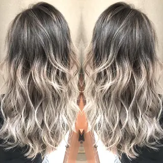 ロング カラー ネイル マツエク・マツパ 井上 一平のヘアスタイル