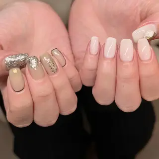 ミディアム ネイル マツエク・マツパ REVIA_nail maiのネイルデザイン