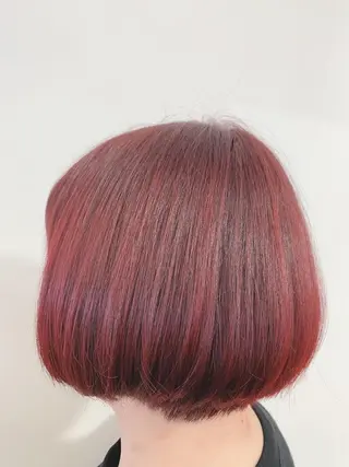 ショート チカ/暖色系カラー/ おまかせ大歓迎のヘアスタイル