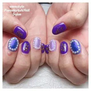 ミディアム ネイル 👑enen style👑のネイルデザイン