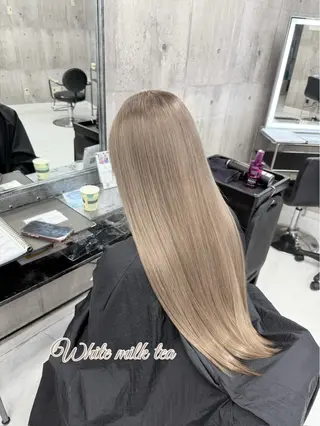 ロング カラー メンズ ☁️かずき☁️寒色 原色.デザイン特化のヘアスタイル