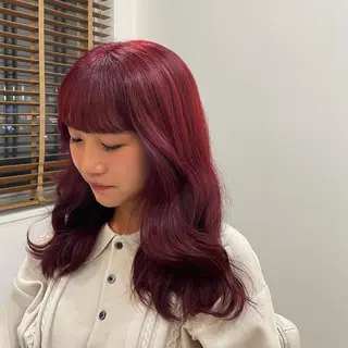 セミロング カラー 関野 大悟のヘアスタイル