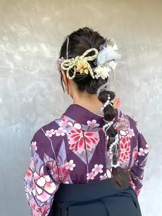 ロング 亀井 里奈のヘアスタイル