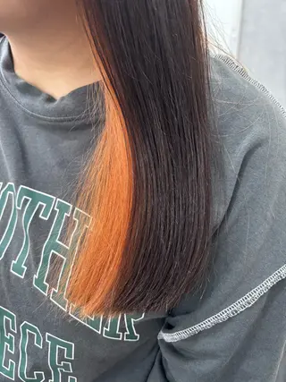 セミロング 若月 七海のヘアスタイル