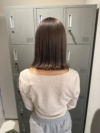 ミディアム カラー ブリーチ/アレンジ 天満/chihiroのヘアスタイル