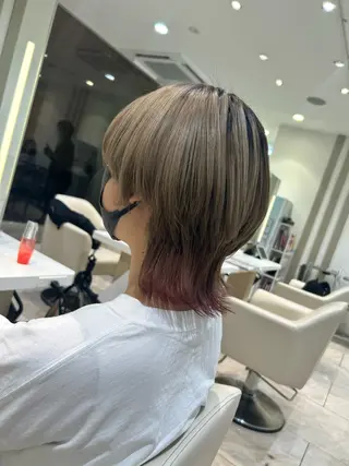 ショート はるか/ブリーチカラ ー/ヘアアレンジ🤍のヘアスタイル