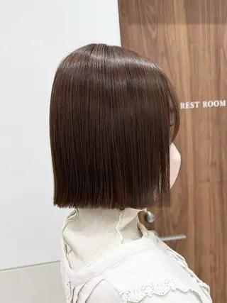 ミディアム 髪質改善/透明感カラ ー🫧/YUIKAのヘアスタイル