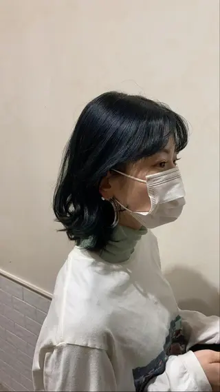 セミロング カラー ✂︎透明感カラー特化 /日和優真✂︎のヘアスタイル