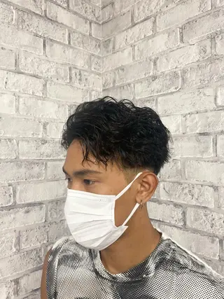 ミディアム カラー パーマ ヘアアレンジ メンズ キッズ ネイル マツエク・マツパ アイブロウ 🔥メンズパーマ特化 🔥店長中村雄樹のヘアスタイル