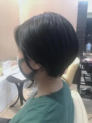 ショート 地毛風ストレート ⚡️下ノ村柊斗⚡️のヘアスタイル