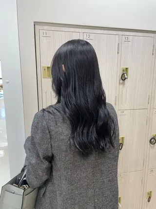 ロング 透明感ワンカラー🎀 レイヤー/AOのヘアスタイル