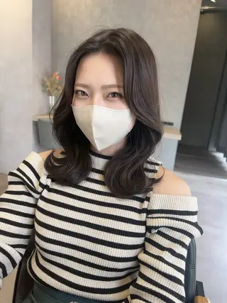 セミロング カラー 佐藤優太朗 似合わせ/髪質改善のヘアスタイル