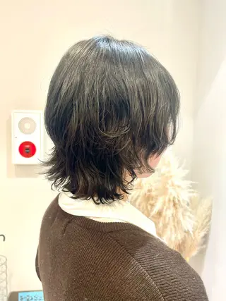 ショート パーマ 室川 花菜のヘアスタイル