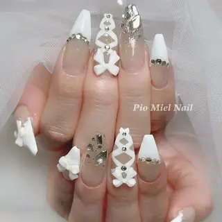 ネイル HANA 長さだしのネイルデザイン