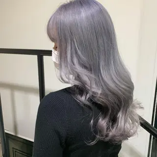 ロング 韓国ハイトーン🦋 hikariのヘアスタイル