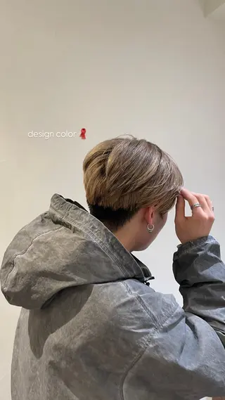 ショート カラー メンズ たかはし ゆうなのヘアスタイル