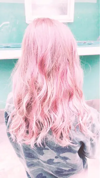 ロング カラー パルーザ代表👑 YUYAのヘアスタイル