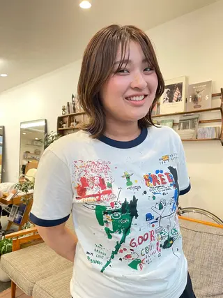 ショート カラー pole所属・【pole】 minaのヘアスタイル