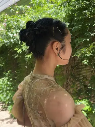 ミディアム ヘアアレンジ mina 🌷のヘアスタイル