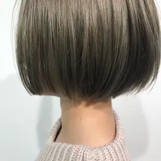 ショート カラー ヘアアレンジ ハイトーン/ ボブ 中村麟のヘアスタイル