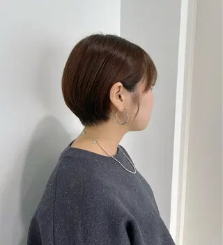 ショート モテヘア/グレージュ /ボブ/前原汐🎐のヘアスタイル