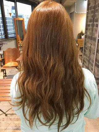 ロング カラー パーマ 代表 中島貴志のヘアスタイル