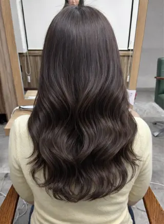 ロング カラー ヘアアレンジ 長濵 千奈 / Index茗荷谷のヘアスタイル