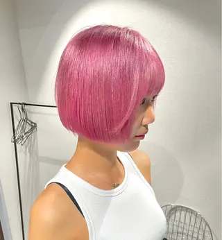 ショート 🌟ブリーチ/ボブ/ レイヤー渋谷☀️のヘアスタイル