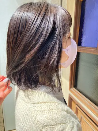 カラー ENIEN MAKE'S 立川所属・綾/ベージュカラー /パーマ🩰のヘアスタイル