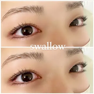 マツエク・マツパ swallow 奈良西大寺店のマツエク・マツパデザイン