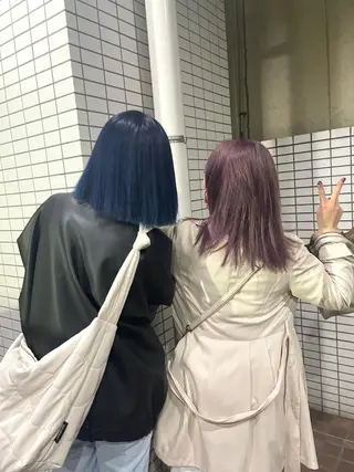 セミロング カラー 海外レイヤー 🇺🇸/ヒナコのヘアスタイル