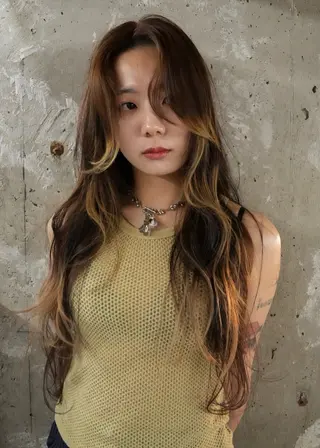 ロング カラー レイヤー/パーマ/ taroのヘアスタイル