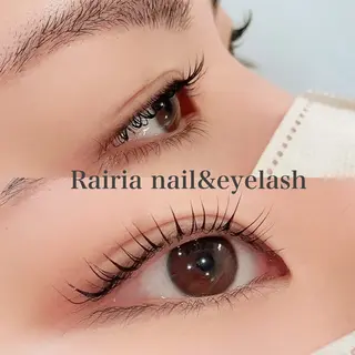 マツエク・マツパ Rairia nail&eyelash所属・Rairia CHIKAのマツエク・マツパデザイン