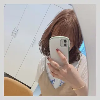 ミディアム カラー 当日予約大歓迎💗 依田瑞希のヘアスタイル