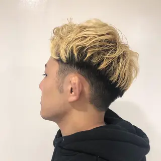 ショート カラー メンズ レイヤー×髪質改善 ×透明感/杉田 圭のヘアスタイル