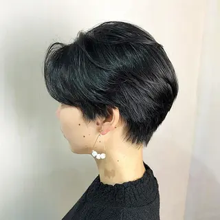 ショート カラー ✨韓国風カット/艶髪 カラー✨yumeのヘアスタイル