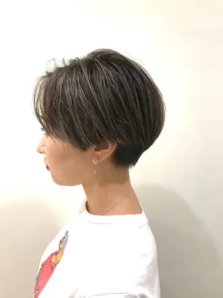 ショート PEWL所属・クロスパーマ松永裕久 似合わせカットのヘアスタイル