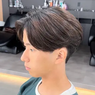 ミディアム パーマ メンズ 【池袋店 店長】伊藤 昂樹/曲がる縮毛矯正のヘアスタイル