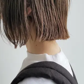 ショート カラー パーマ iplus✴ まつげ、眉毛、耳つぼのマツエク・マツパデザイン