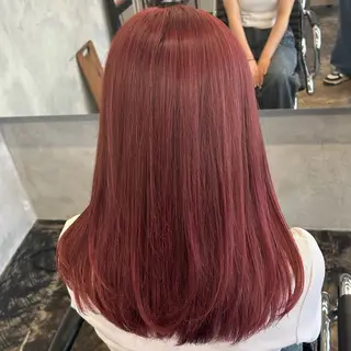 ミディアム 松川ヒナ｜韓国レイヤ /耳つぼジュエリーのヘアスタイル