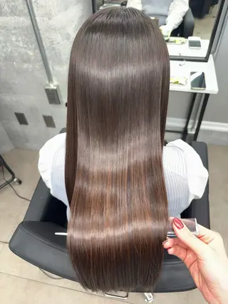 セミロング カラー 髪質改善/韓国 ﾚｲﾔｰ/店長/原島のヘアスタイル