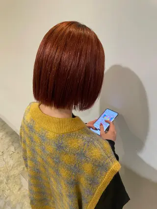 セミロング バレイヤージュモデル 小林匠❤️‍🔥のヘアスタイル