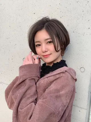 ショート レイヤー/韓国❣️ 髪質改善/e_kiのヘアスタイル