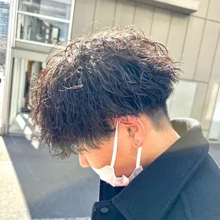 パーマ メンズ men's salon Gaudi三宮店所属・men's特化 値段以上の仕上がりにのヘアスタイル