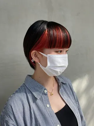 ショート カラー 【GUK】 🌻RINA🌻のヘアスタイル